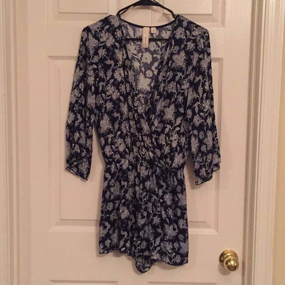 3 quarter sleeve romper